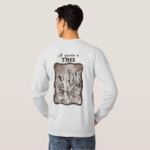 40 is niet oud..als je een BOE bent T-shirt (Achterkant volledig)