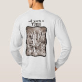 40 is niet oud..als je een BOE bent T-shirt (Achterkant)