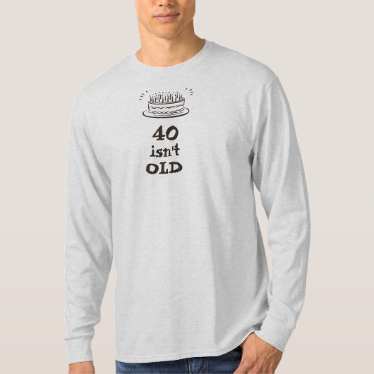 40 is niet oud..als je een BOE bent T-shirt (Voorkant)