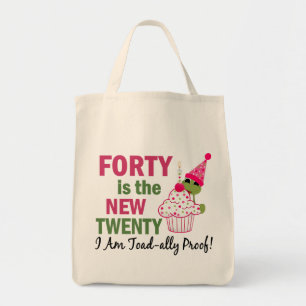 40 is nieuwe 20 ik ben een gezamenlijk bewijs tote bag