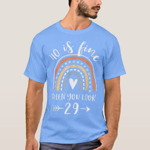 40 is prima als je 29 40-jarige geschenken ziet t-shirt