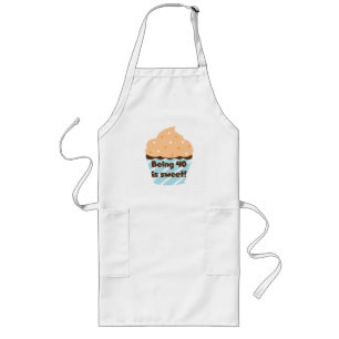 40 is Sweet Birthday T-shirts en cadeautjes Lang Schort