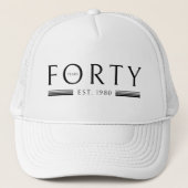 40 jaar 40e verjaardag trucker pet (Voorkant)