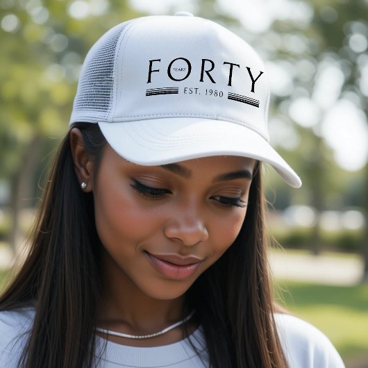 40 jaar 40e verjaardag trucker pet