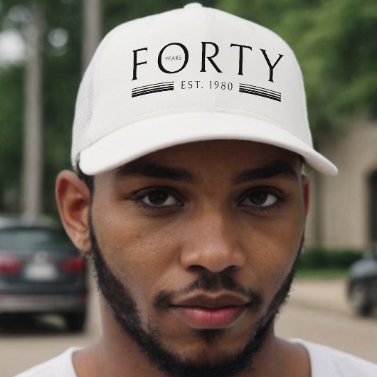 40 jaar 40e verjaardag trucker pet