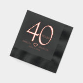 40 jaar 40ste huwelijksverjaardag naam dateert har folie servetten (Links)