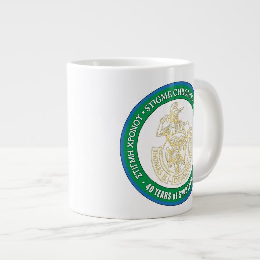 40 jaar Doherty Spartans! Grote Koffiekop (Voorkant rechts)