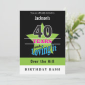 40 jaar en het liefhebben | Verjaardag Kaart (Staand voorkant)