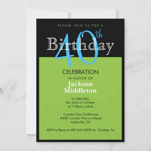 40 jaar en het liefhebben | Verjaardag Kaart (Achterkant)