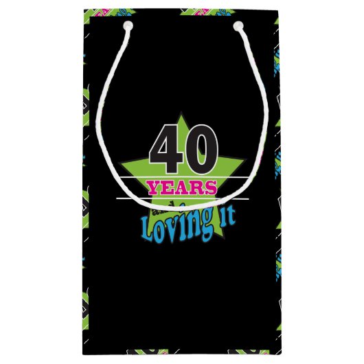 40 jaar en ik hou ervan! | 40e verjaardag klein cadeauzakje (Achterkant)