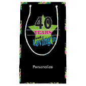 40 jaar en ik hou ervan! | 40e verjaardag klein cadeauzakje (Voorkant)