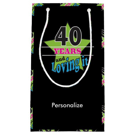 40 jaar en ik hou ervan! | 40e verjaardag klein cadeauzakje (Voorkant)