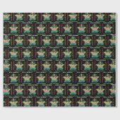 40 jaar en liefhebbend - 40e verjaardag cadeaupapier (Vlak)