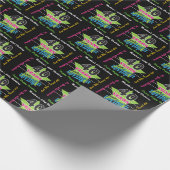 40 jaar en liefhebbend - 40e verjaardag cadeaupapier (Hoek)