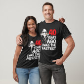 40 jaar geleden was ik Mannen, 40e verjaardag van T-shirt (Unisex)