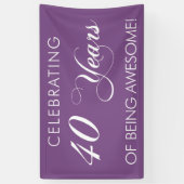 40 jaar Geweldige banner zijn (Verticaal)