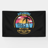 40 jaar Geweldige sinds 1982 40e verjaardag Spandoek (Horizontaal)