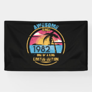 40 jaar Geweldige sinds 1982 40e verjaardag Spandoek