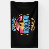 40 jaar Geweldige sinds 1982 40e verjaardag Spandoek (Verticaal)