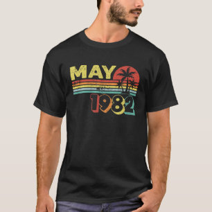 40 jaar Geweldige sinds mei 1982 40e verjaardag T-shirt