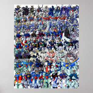 40 jaar Gundam Poster