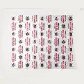 40 jaar High School Reunion Stap Herhaal Achtergro Wandkleed (Voorkant (horizontaal))