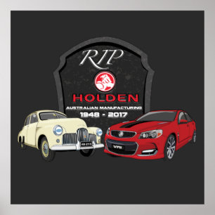 40 jaar Holden Manufacturing in Australia T-Sh Poster