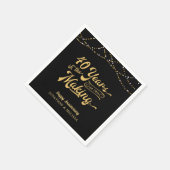 40 JAAR IN DE 40e Jubileum LICHTEN Servet (Hoek)