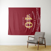 40 JAAR IN DE EEUWIGHEID Ruby Jubileum Achtergrond Wandkleed (In Situ (horizontaal))
