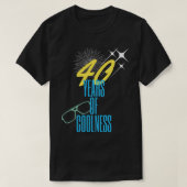 40 jaar koelte t-shirt (Design voorkant)