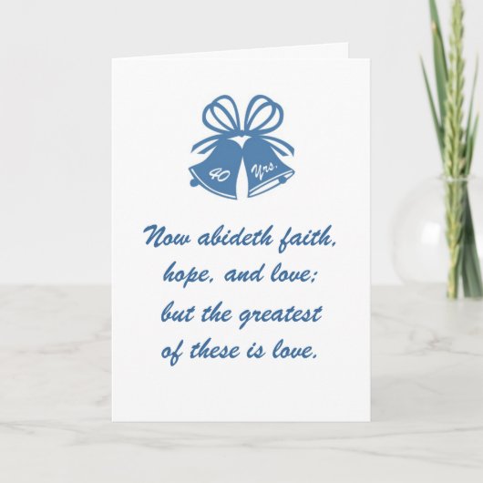 40 jaar liefde kaart (Voorkant)