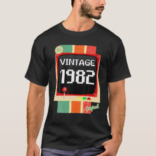 40 jaar Man 1982 gamerconsole / Vintage T-shirt