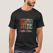 40 Jaar Oud  1984 Limited Edition 40th Birt T-shirt (Voorkant)