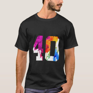 40 JAAR OUD 40E VERJAARDAG T-Shirt met lange mouwe