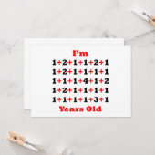 40 jaar oud B rood Kaart (Voorkant / Achterkant in situ)