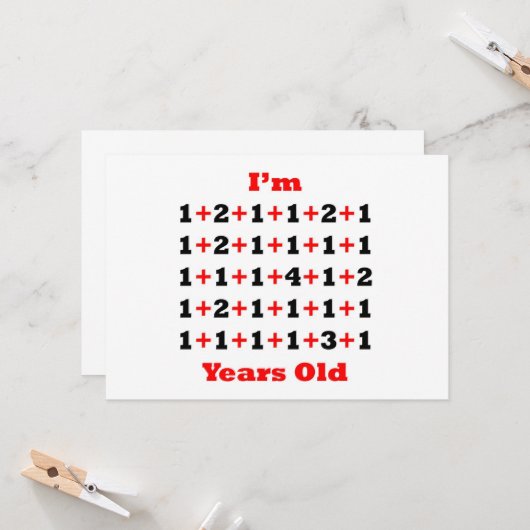 40 jaar oud B rood Kaart (Voorkant / Achterkant in situ)