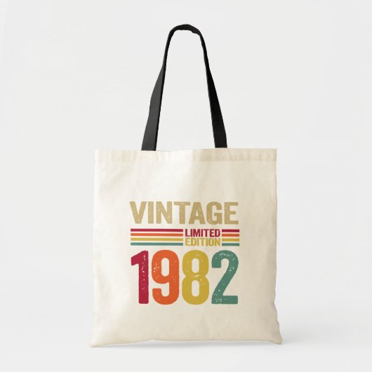 40 jaar oud cadeau  1982- 40e verjaardag tote bag (Voorkant)