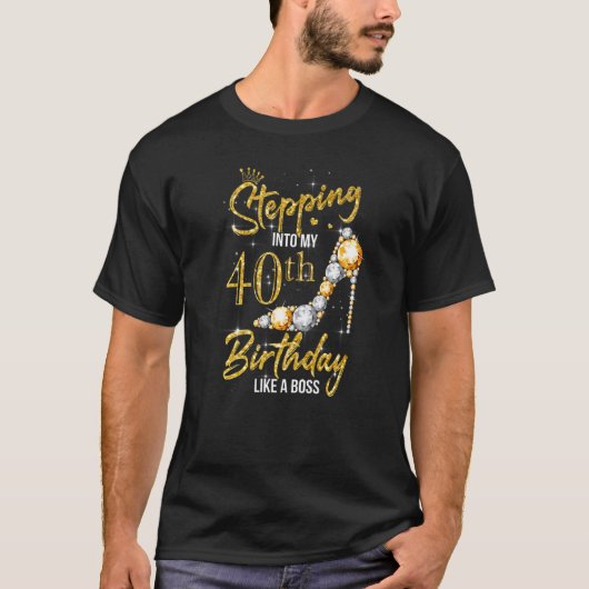 40 jaar oud die mijn 40e verjaardag als een t-shirt (Voorkant)
