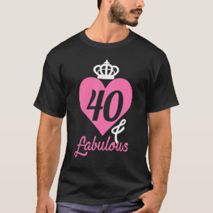 40 jaar oud en 40 jaar oud sinds 1982 40e geboorte t-shirt