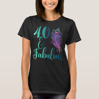 40 jaar oud en 40 jaar oud sinds 1982 40e geboorte t-shirt