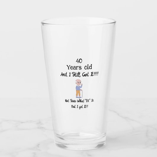 40 jaar oud en nog steeds goed glas (Voorkant)