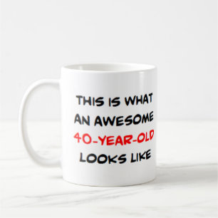 40 jaar oud, geweldige koffiemok