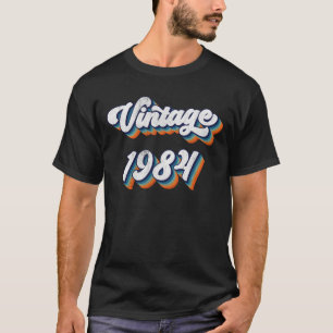 40 Jaar Oud Gift Mannen Vrouwen Vintage 1984 40e G T-shirt