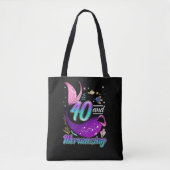 40 jaar oud Mermaid 40th Birthday Wife Vriendin Tote Bag (Voorkant)