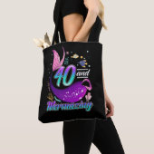 40 jaar oud Mermaid 40th Birthday Wife Vriendin Tote Bag (Dichtbij)