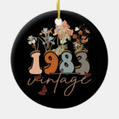 40 jaar oud  T-shirt 1983 40e verjaardag Keramisch Ornament (Achterkant)