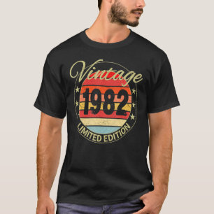 40 Jaar Oud Vintage 1982 40e Verjaardag 36 T-shirt