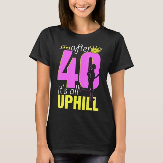 40 jaar oude 40e verjaardag t-shirt (Voorkant)