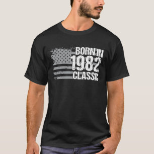40 Jaar Oude Amerikaanse Vlag Vintage Klassieker 1 T-shirt
