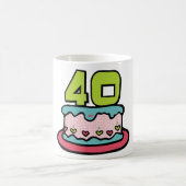 40 jaar oude Birthday Cake Koffiemok (Center)